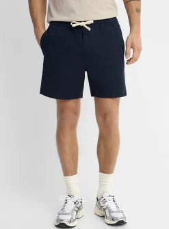 Drawstring-waist chino short