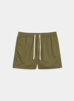 Drawstring-waist chino short