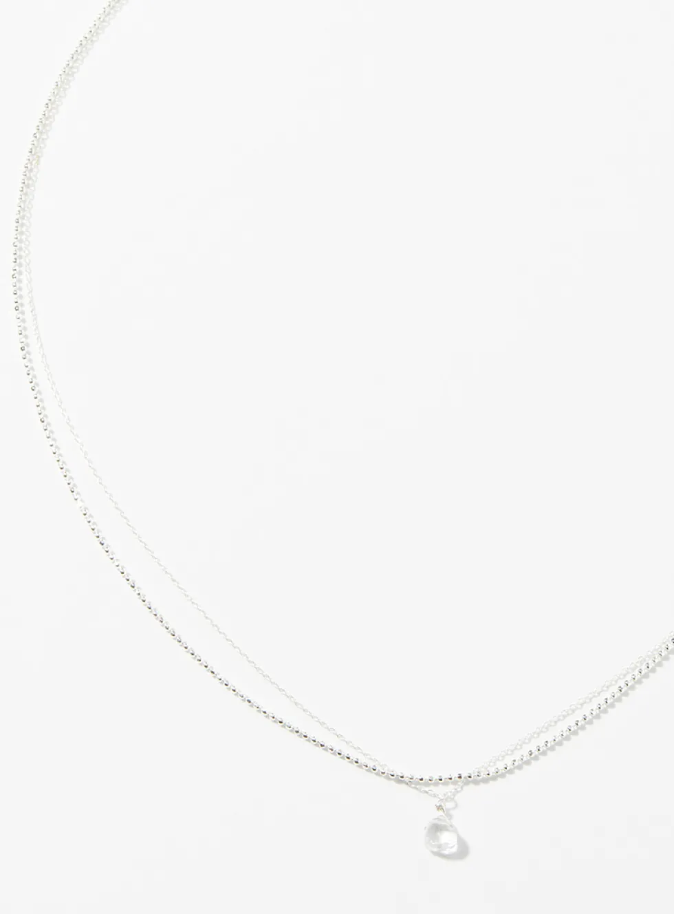 Drop pendant necklace