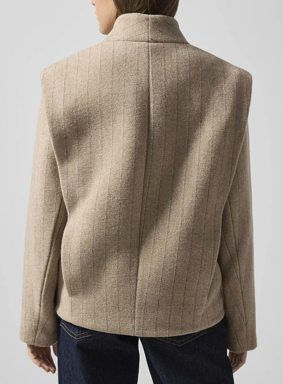 Dyogo short wool overcoat