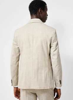 Ease beige stripe blazer