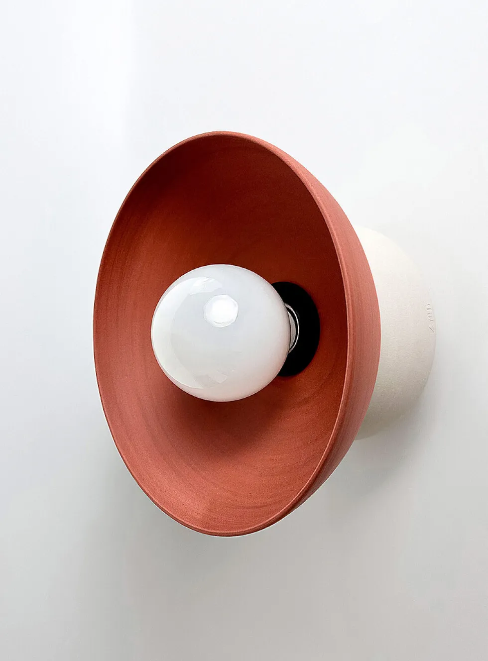 Echo stoneware sconce