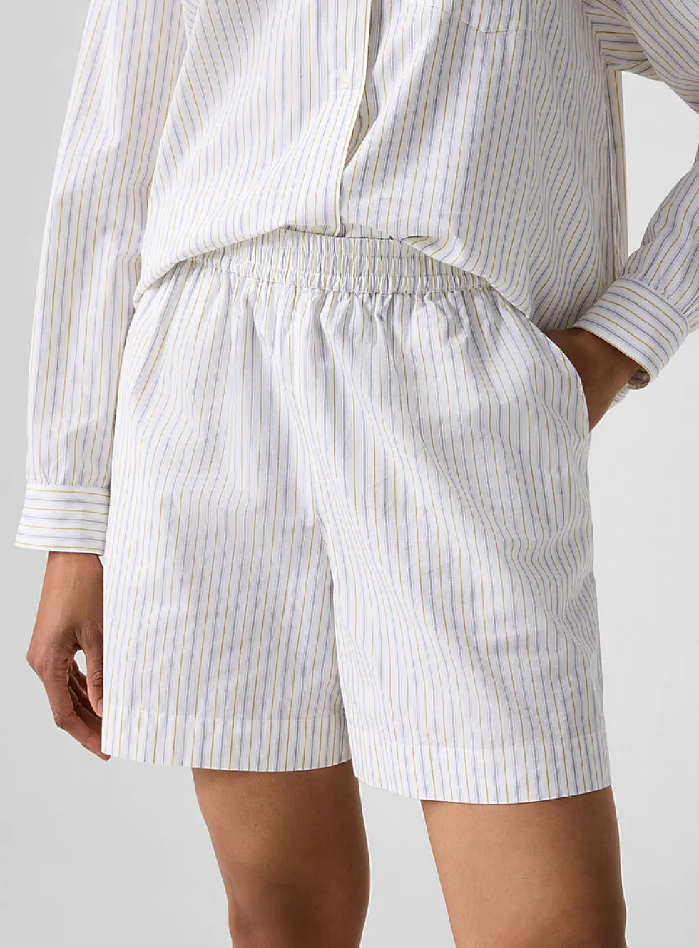 Edgar poplin short