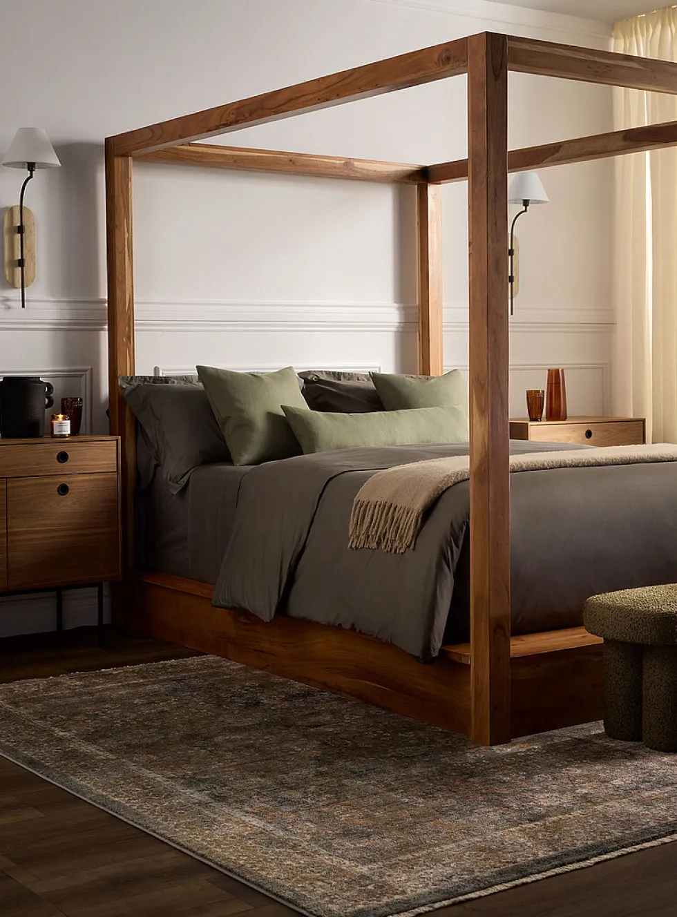 Egyptian cotton and bamboo rayon duvet cover set