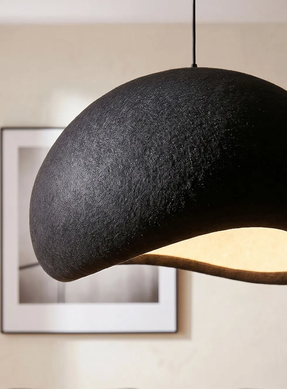 Ellara textured shade light fixture