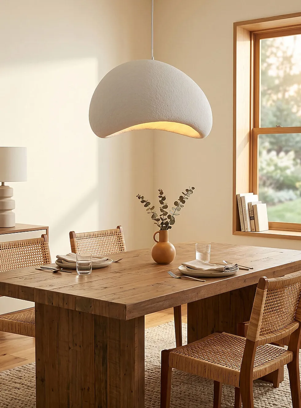 Ellara textured shade light fixture
