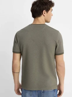 Embossed honeycomb T-shirt