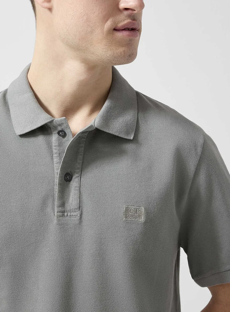 Embroidered emblem polo