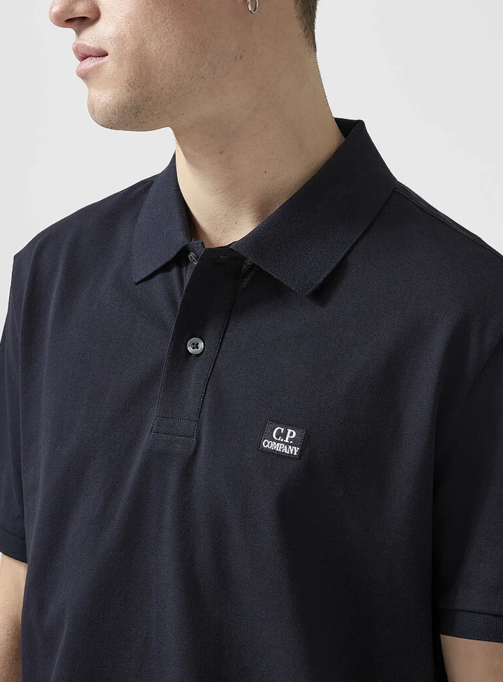 Embroidered emblem polo