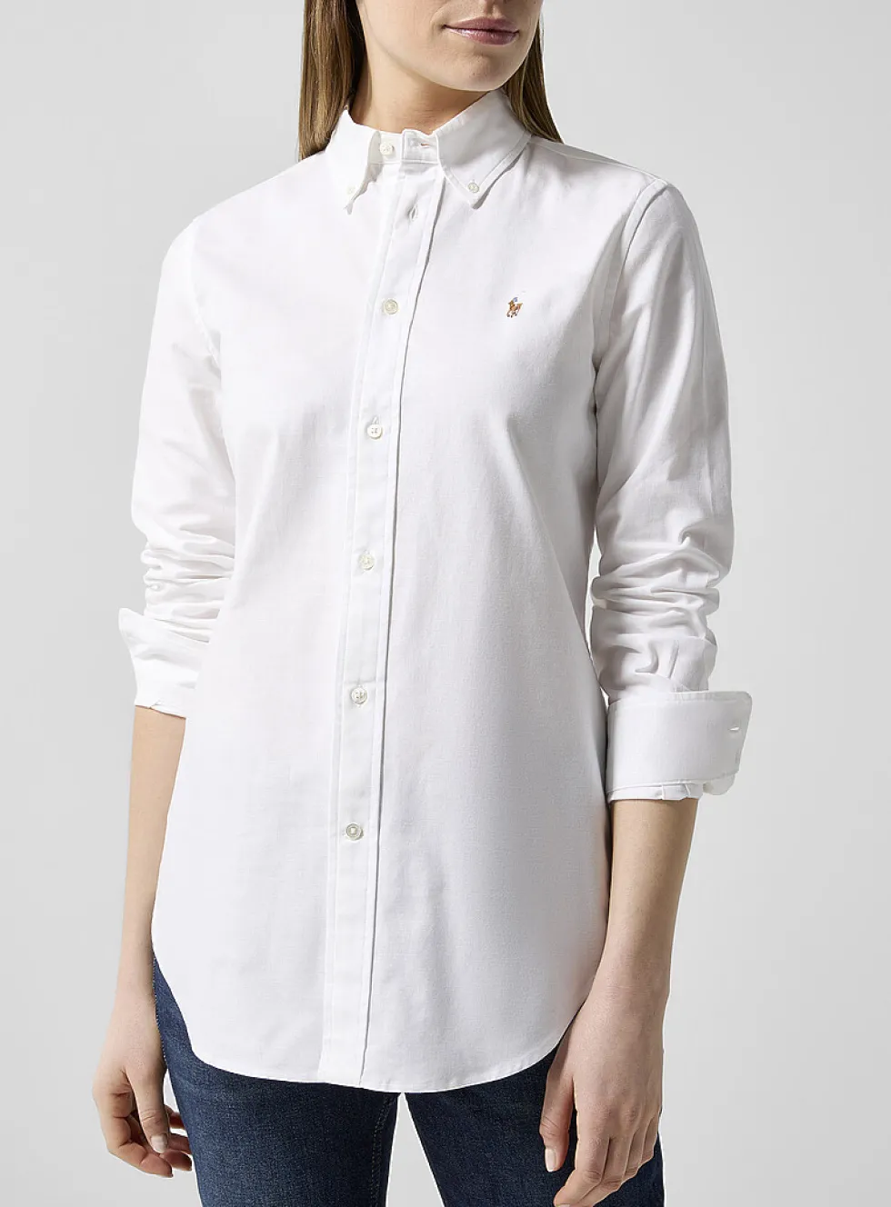 Embroidered logo shirt