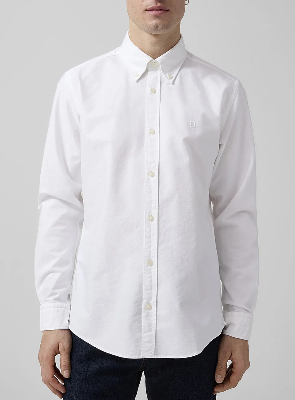 Embroidered monogram Oxford shirt