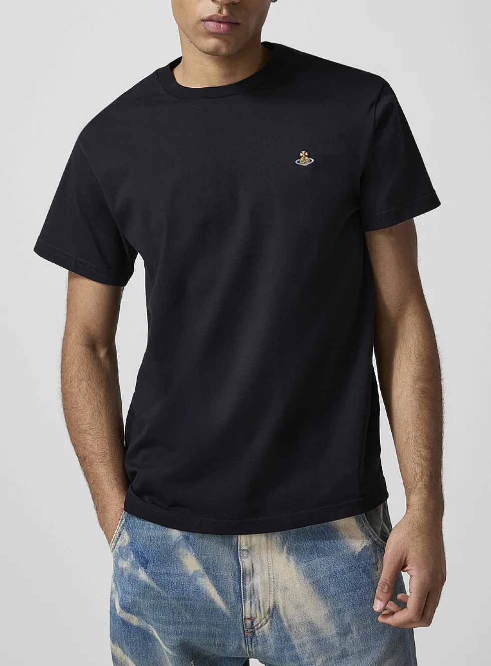 Embroidered orb T-shirt