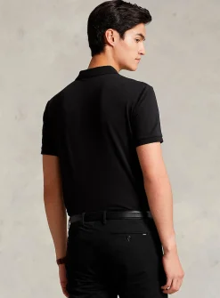 Embroidered rider jersey polo