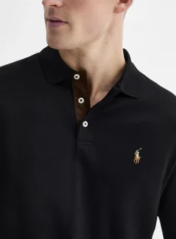 Embroidered rider jersey polo
