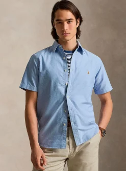 Embroidered rider Oxford shirt