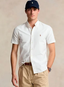 Embroidered rider Oxford shirt