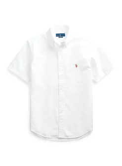 Embroidered rider Oxford shirt