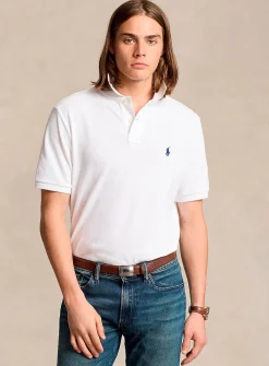 Embroidered rider piqué polo