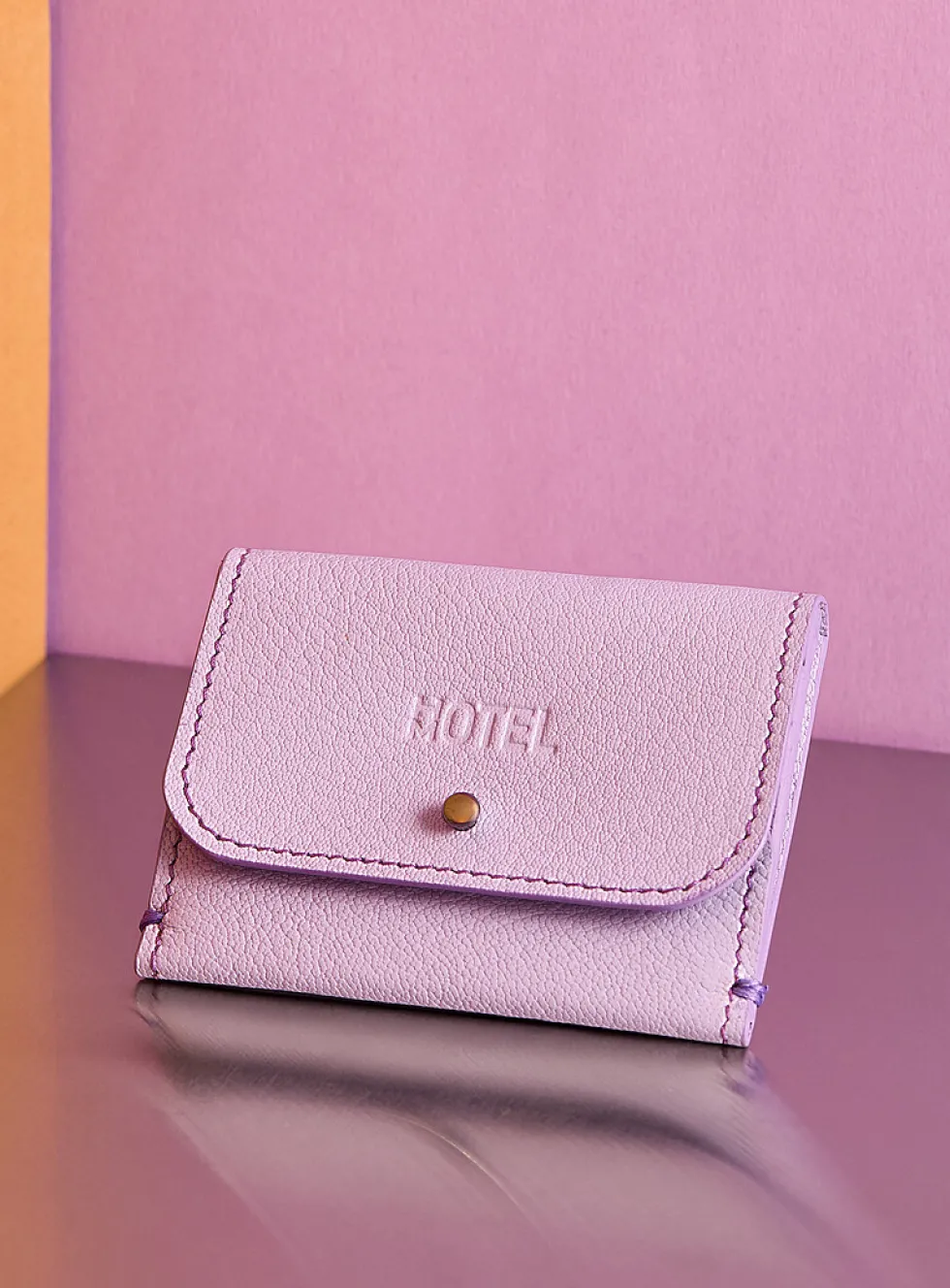 Enveloppe leather wallet