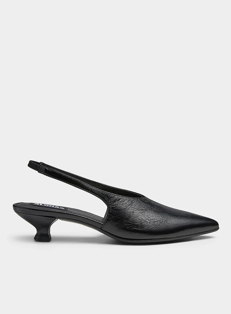 Eros slingback leather mules