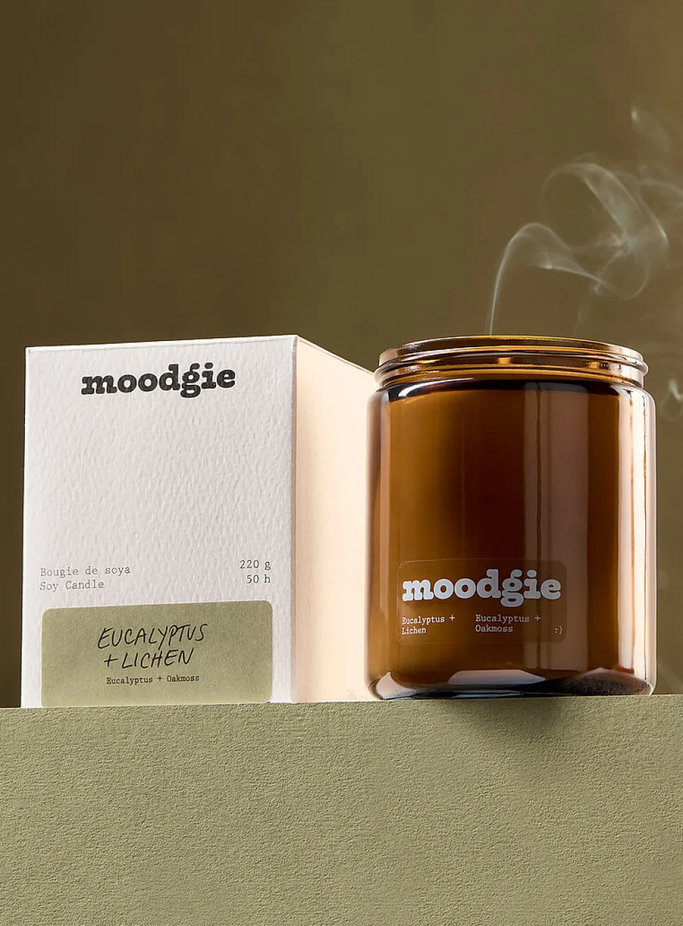 Eucalyptus & Oakmose scented candle