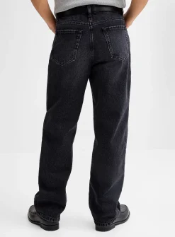 Faded black jean
