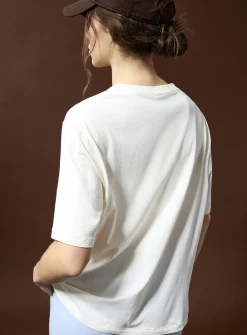 Faded boxy loose T-shirt