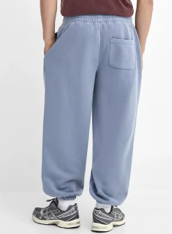 Faded peachskin fleece joggers