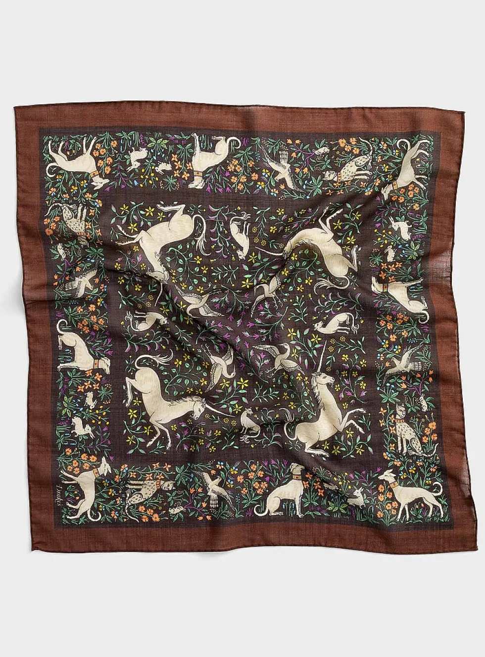 Fantasy creature tie-on scarf