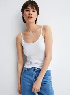 Fine straps plain lightweight cami
