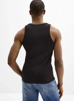 Finely ribbed stretch tank