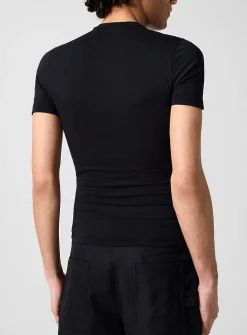 Fitted corset-effect T-shirt