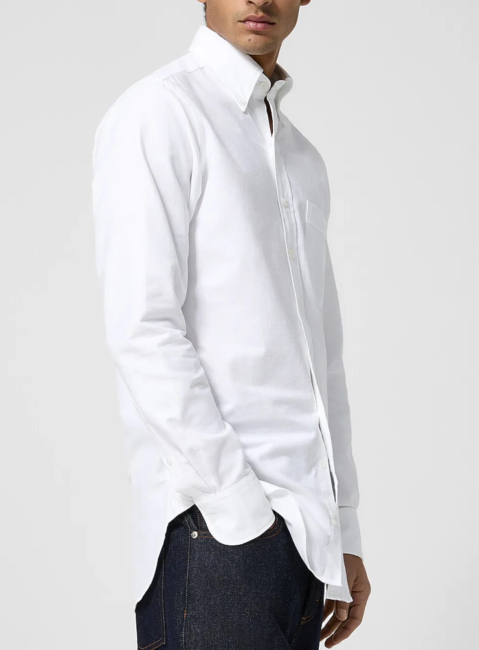 Fitted Oxford shirt