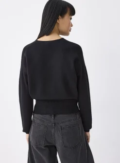 Fitted-waist cardigan