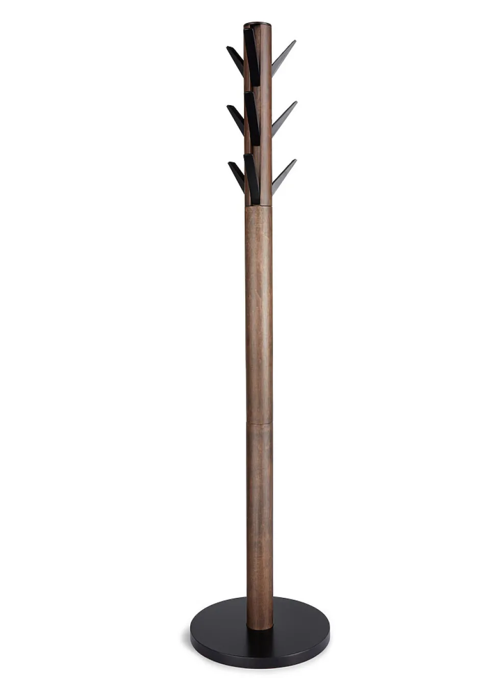Flapper folding hook coat rack