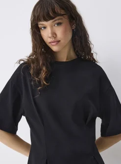 Flared T-shirt dress