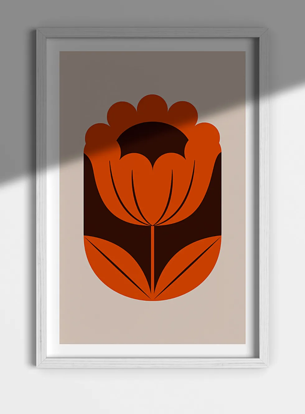 Fleur d'automne art print