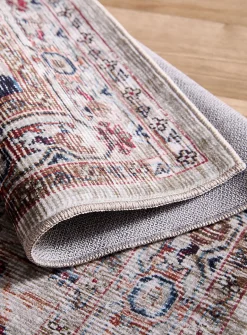 Floral medallion rug