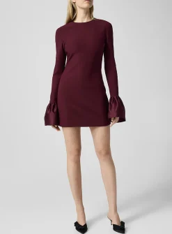 Floral mesh minidress