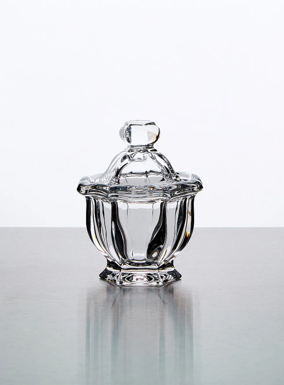 Floral silhouette jam jar