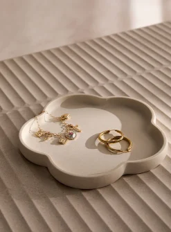 Floral silhouette tray