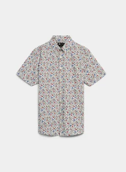 Floral tapestry shirt