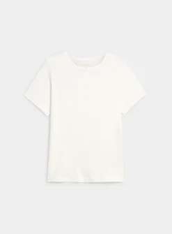 Flowy crew-neck T-shirt