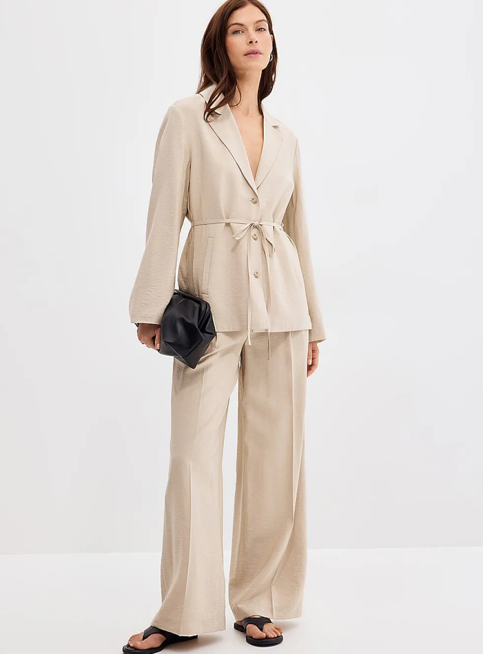 Flowy hammered pant