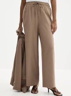 Flowy pinstripe pant