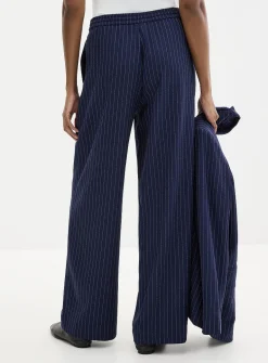 Flowy pinstripe pant