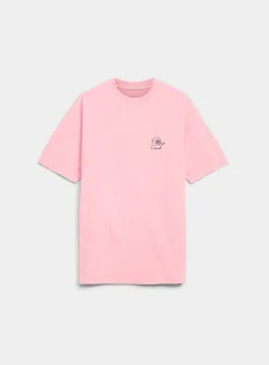 Fun embroidery faded T-shirt