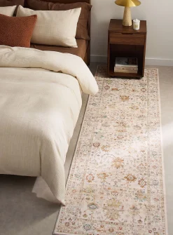 Gentle whisper ultra-soft Persian-style hallway rug