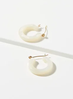 Geo flecked earrings