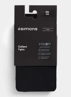 Geo pointelle knit tights
